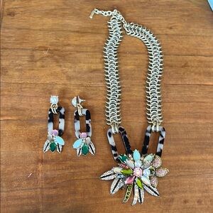 Vintage Stella & Dot Necklace and Earring Set